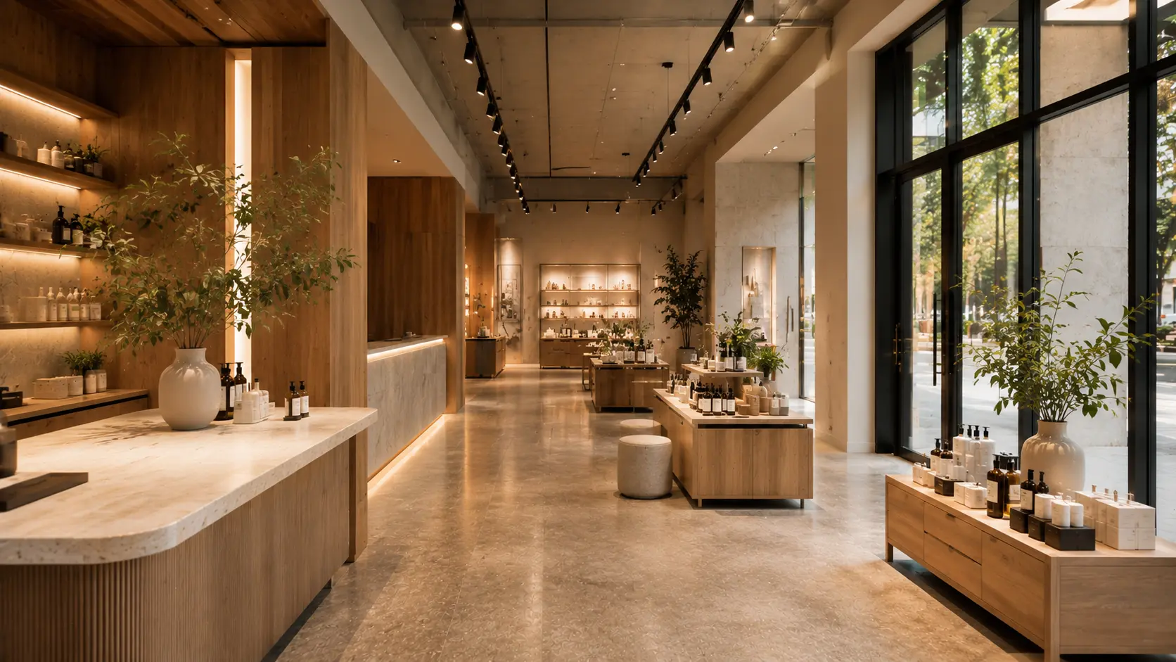 Completed contemporary retail refurbishment in Melbourne