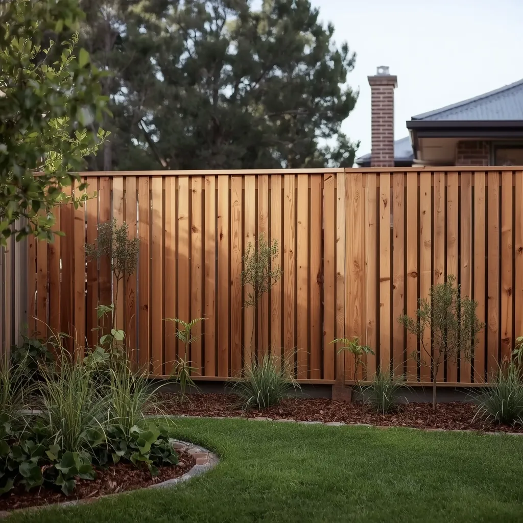 fencing_in_a_landscaped_backyard