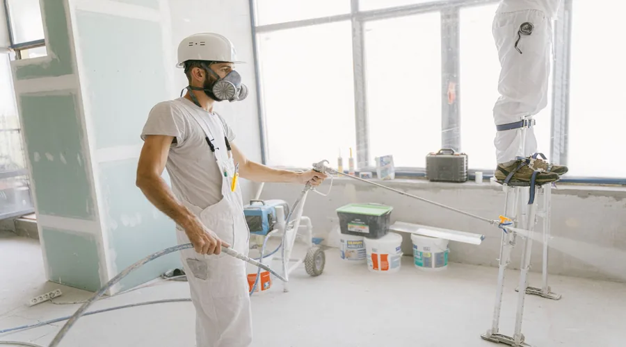 Exterior painting preparation — washing filling and priming before topcoats