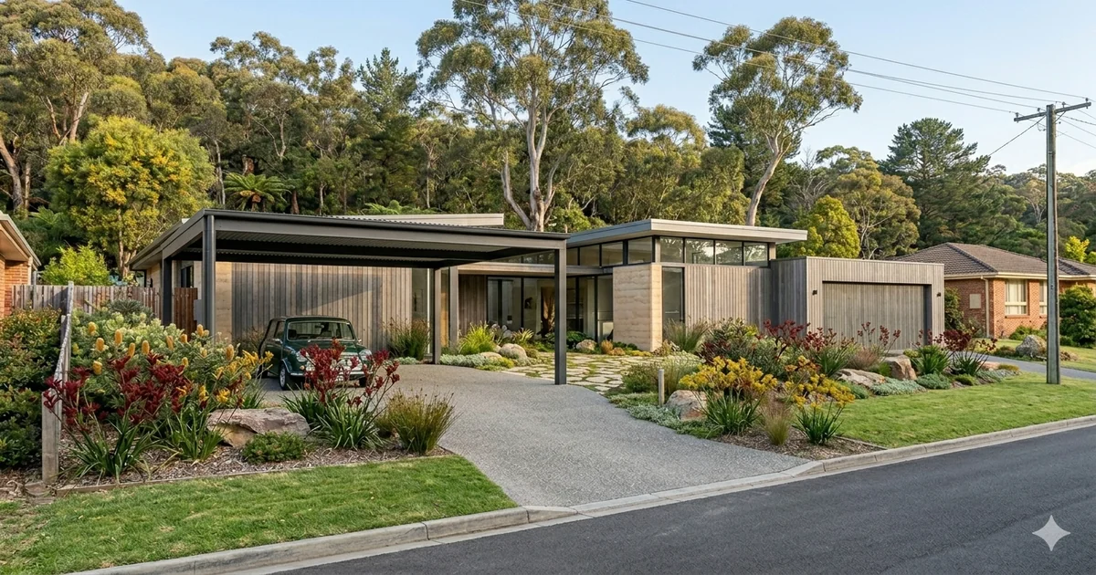Steel carport at a Melbourne residential home — Naxan Renovations