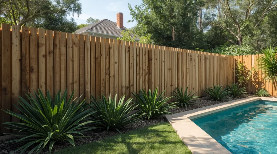 Timber pool fencing — compliant and natural-looking option