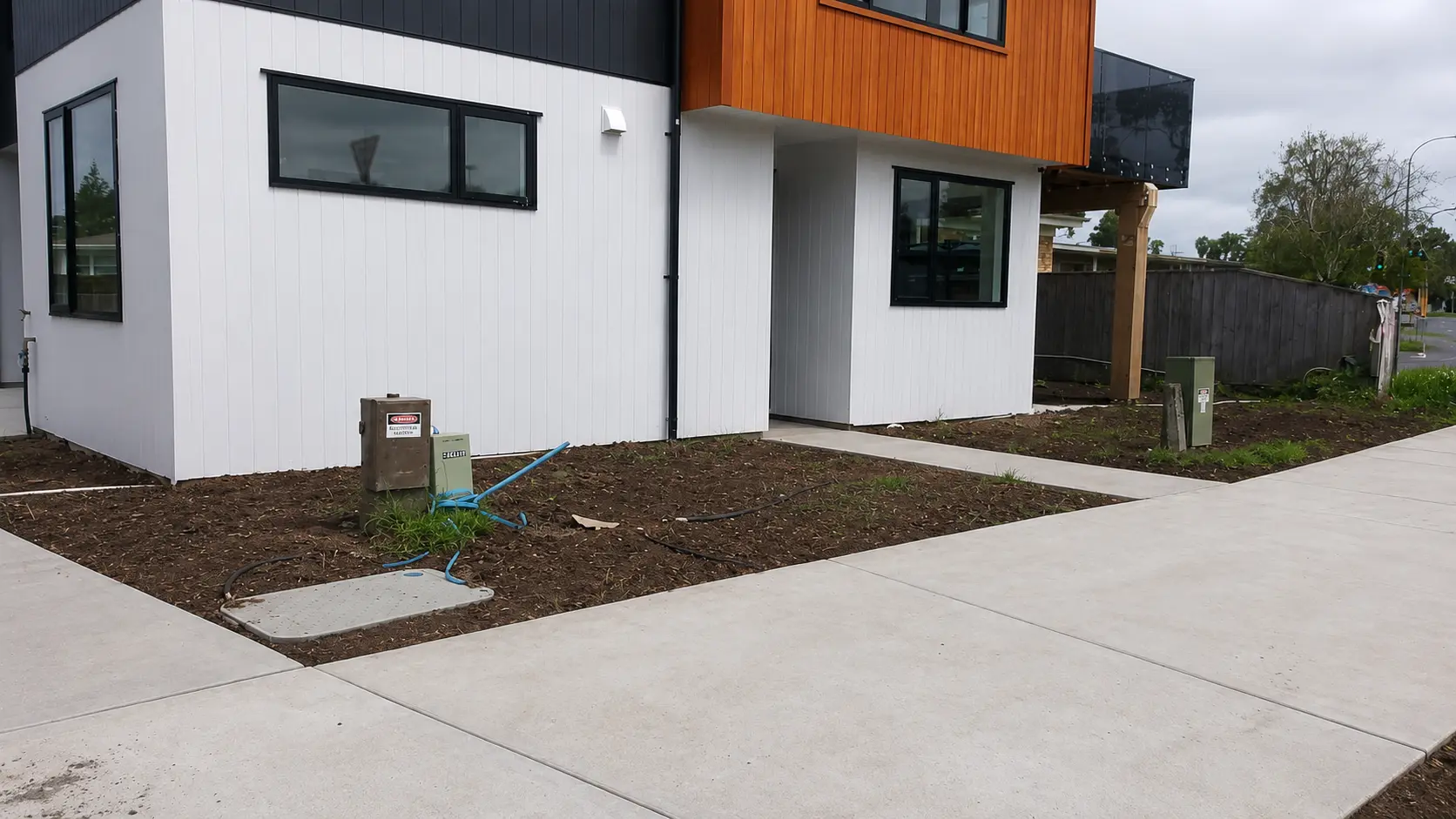 Before aluminium fencing installation at residential property in Braybrook