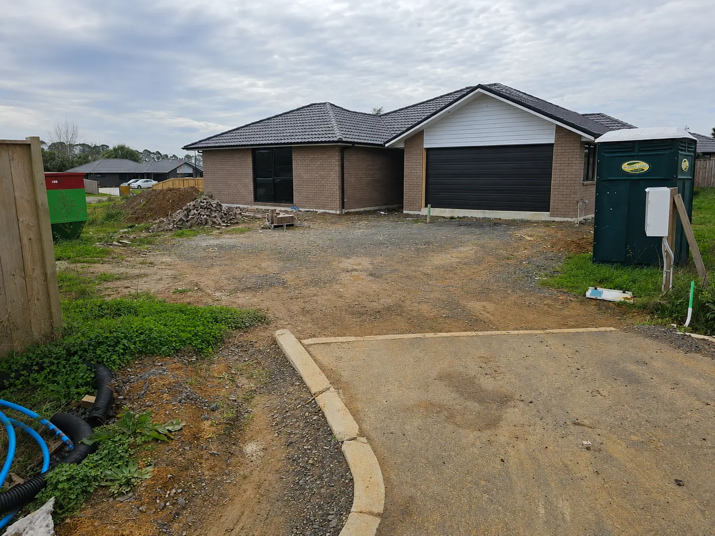 driveway concreting before