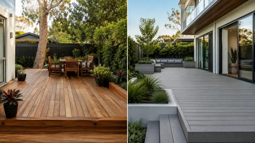Timber and composite decking options for Melbourne homes