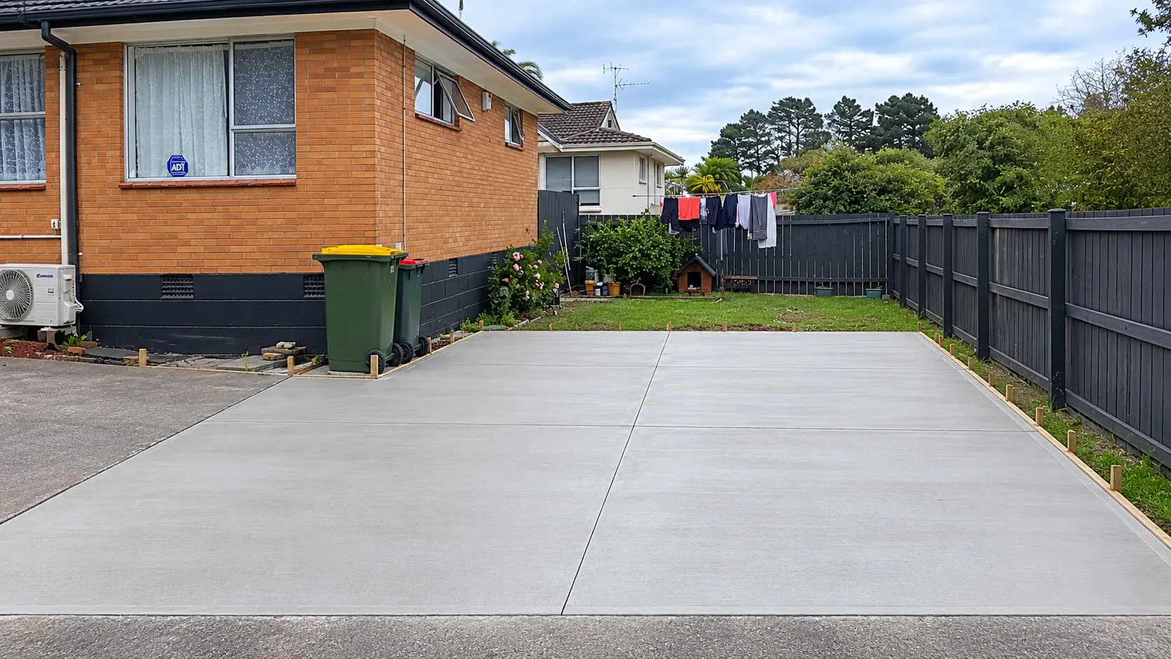 concreting project complete