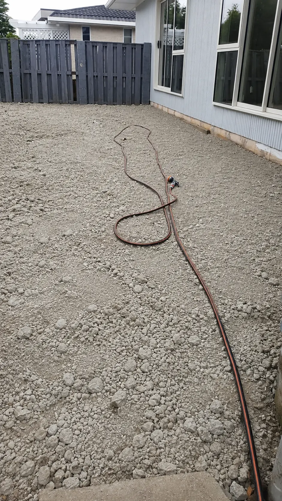 concreting solutions in progress