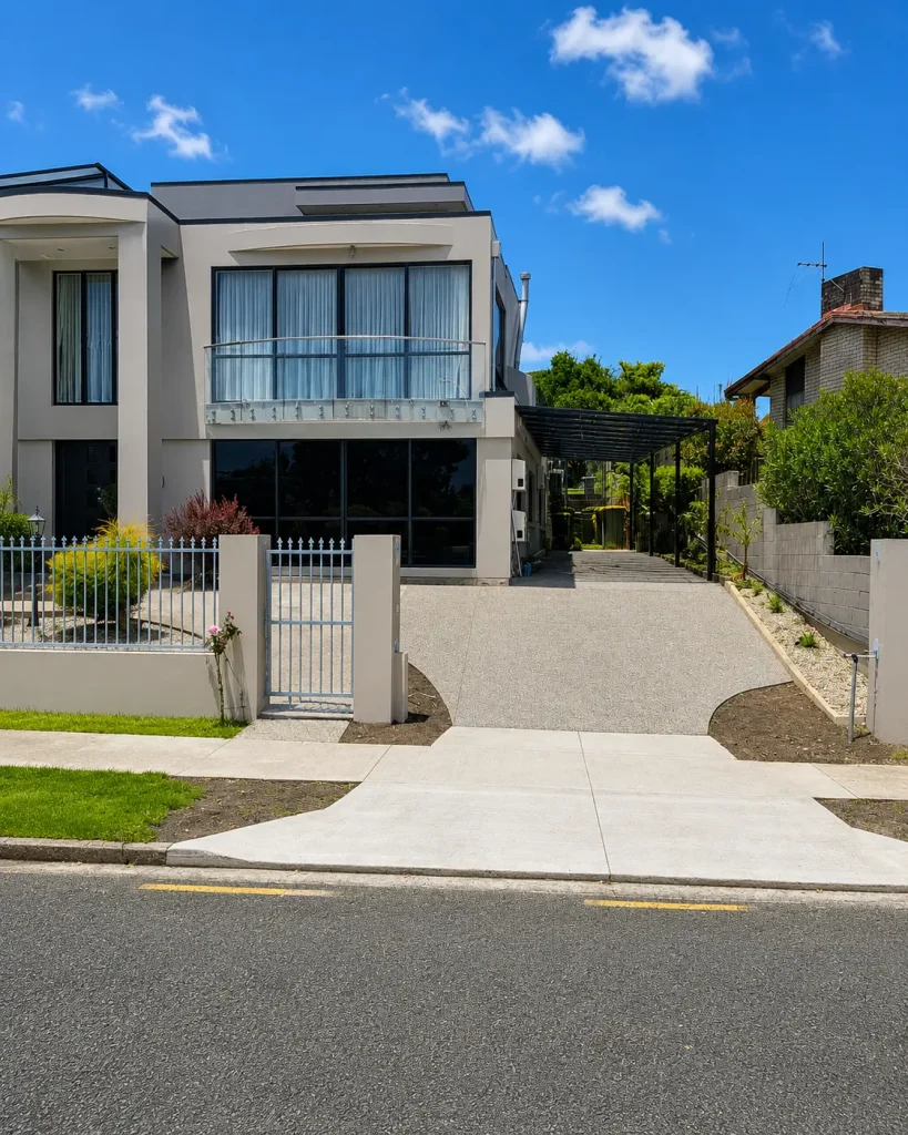 exposed aggregate concreting