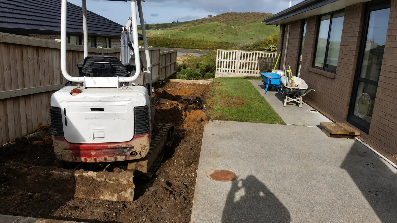 premium concreting in progress taylors lake